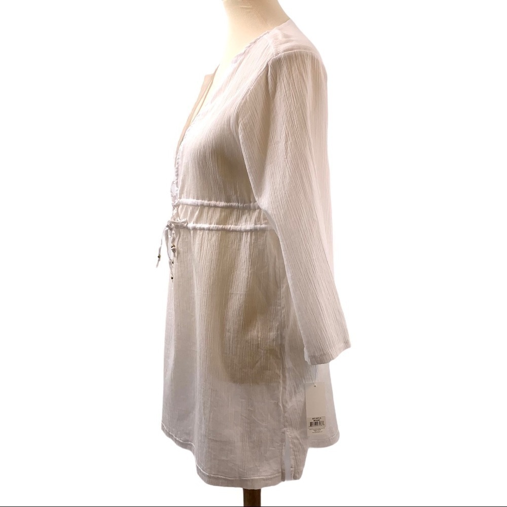 Capelli White Cotton Popover Swim Cover Up - Picture 2 of 9